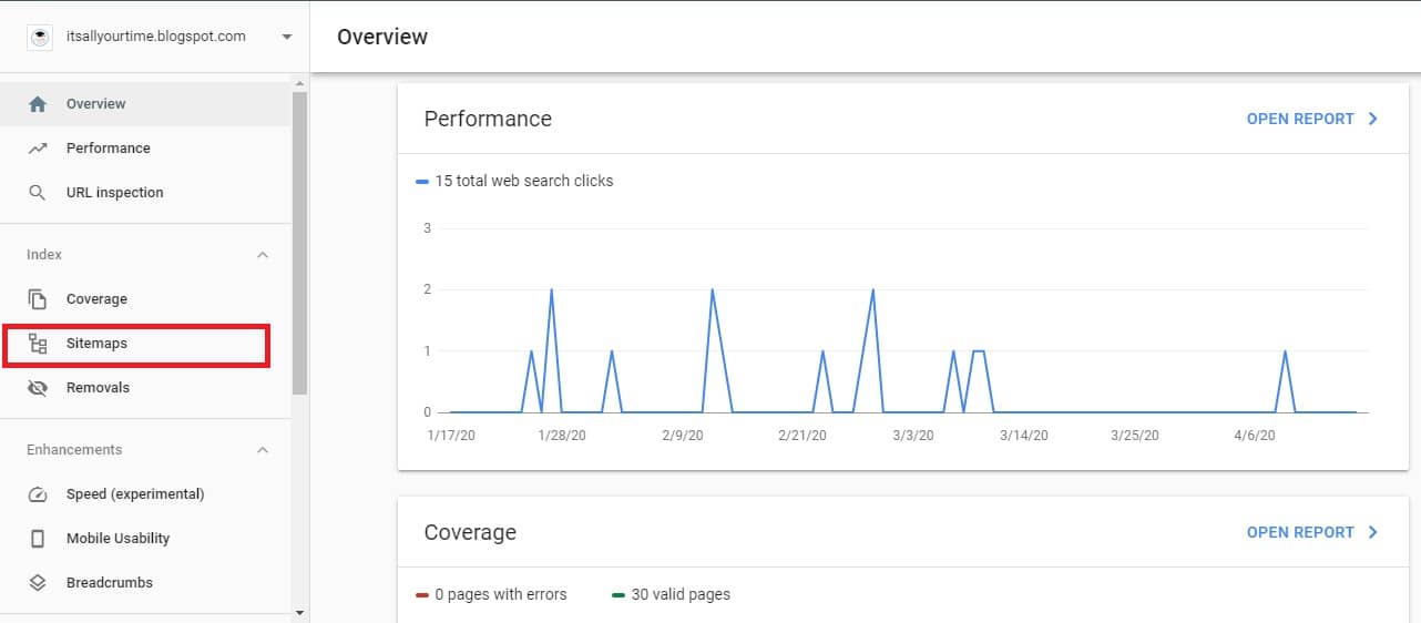 how to add sitemap in blogger