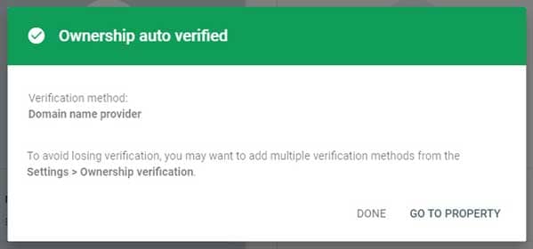 dns verification