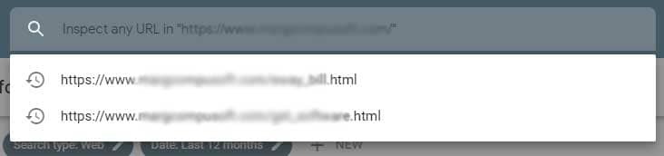 search console url inspection